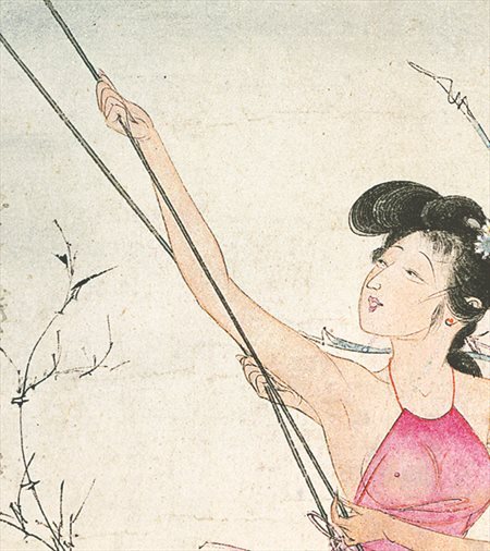 峨山-胡也佛的仕女画和最知名的金瓶梅秘戏图